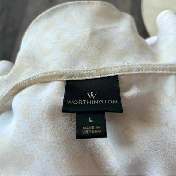 Worthington Ladies Top/Blouse - Size L - Picture 7 of 8